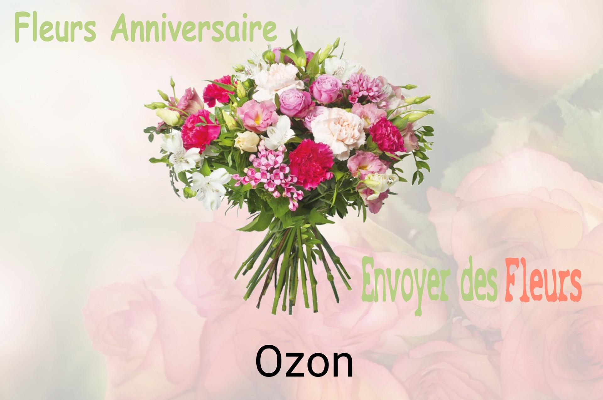 Bouquet de fleurs d’anniversaire livré à Ozon