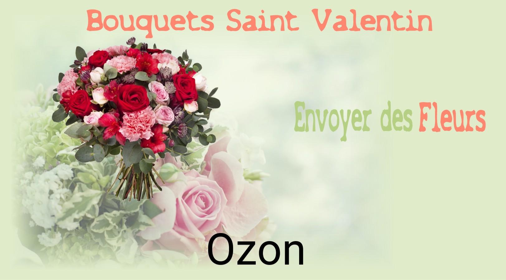 Roses de Saint-Valentin livrées à Ozon
